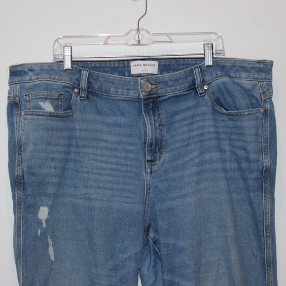Lane Signature Fit Body Icon Straight Jean - Light Wash Women's Size 22 - Picture 5 of 15